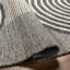 Uptown Rectangle Geometric Handmade Tufted Wool Area Rug in Beige/Gray/Black-286374117