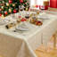 Christmas Tablecloth Metallic Deer Design-906119984-906119985