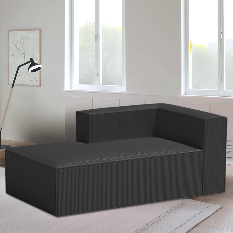 Hershberger-Canapé-chaise-noir-5/5, Noir