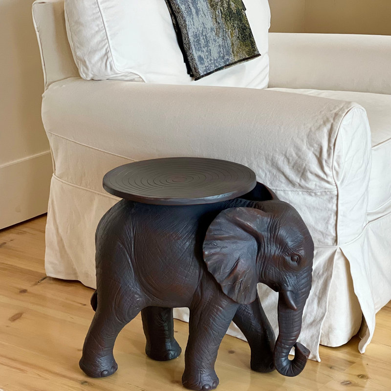 Destiney Elephant End Table
