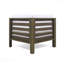 Chaise de patio Oana - blanc