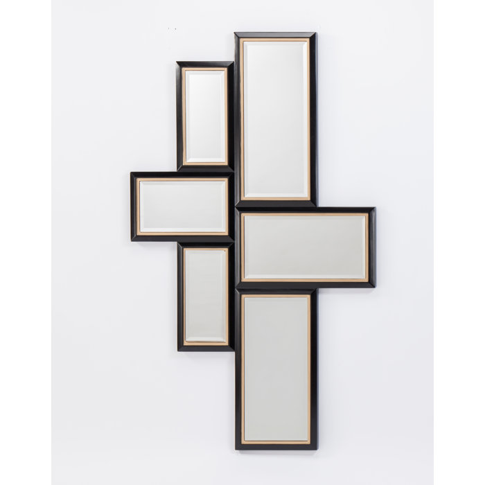 Artmax Wood Asymmetrical Wall Mirror | Wayfair