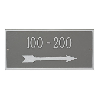 Hartford 2-Line Wall Address Plaque