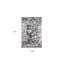 Tapis abstrait gris et blanc 5 pi x 8 pi beige