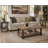 Pomona 3-Piece Living Room Table Set – 48” Coffee Table with Storage Shelf & 2 End Tables