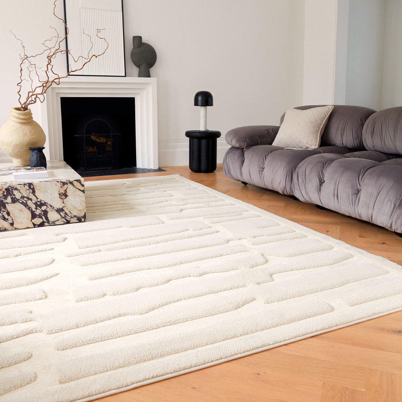 Loddie Geometric Area Rug, Rectangle 120 x 170cm