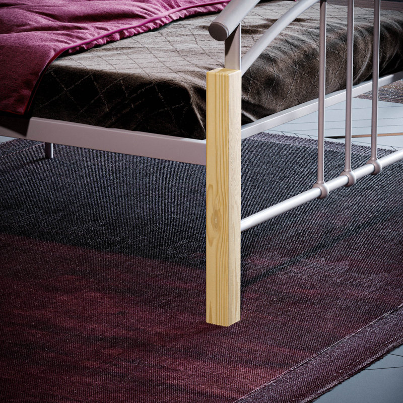 Kurtis Bed, Single (3'), Silver