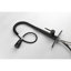 Robinet de cuisine rétractable noir mat, poignée simple, acier inoxydable, look moderne, robinets noirs faciles à installer, fixation sur le comptoir, pour contrôler le débit d'eau-1523836758