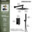  Pressure Balanced Shower Faucet System , 10" LED Rainfall Shower Head with Handheld Spray-108225000