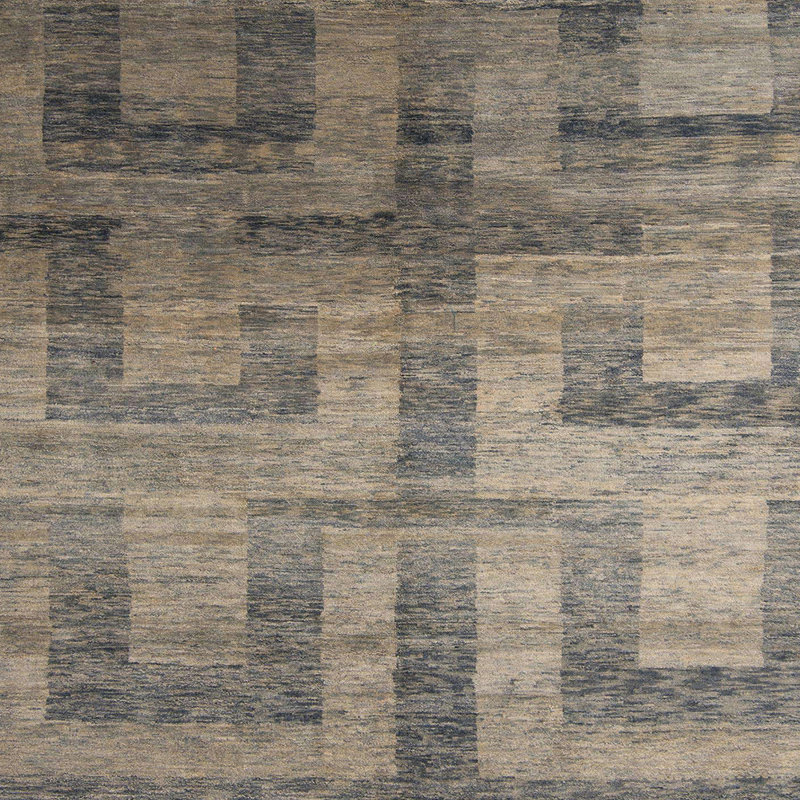 Tapis abstrait moderne 5253, Carré 3 pi