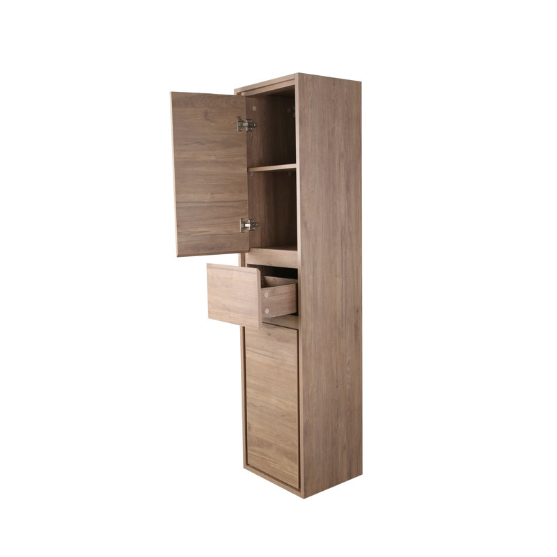 Goldstein Linen Cabinet, White Oak