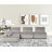Charmie Velvet L-Shaped Sectional Reversible-88309966