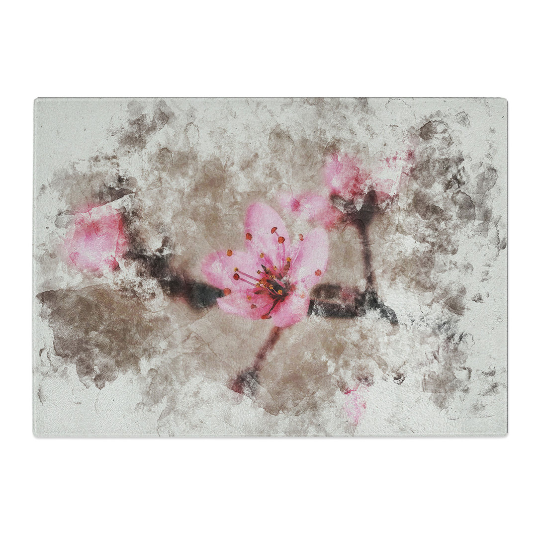 Cherry Blossom Flowers Vol.1 Watercolour Chopping Board
