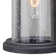 Ekansh Rust Iron 1 - Bulb Seeded Glass Outdoor Wall Lantern with Dusk to Dawn
