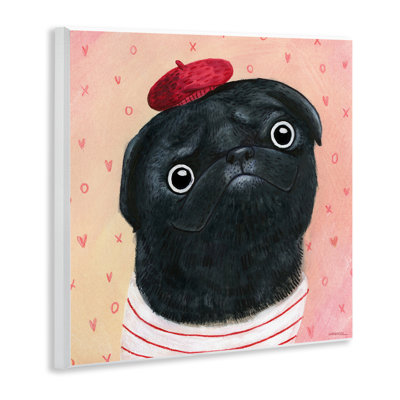 «Happy Pug In Paris» par Leeza Hernandez