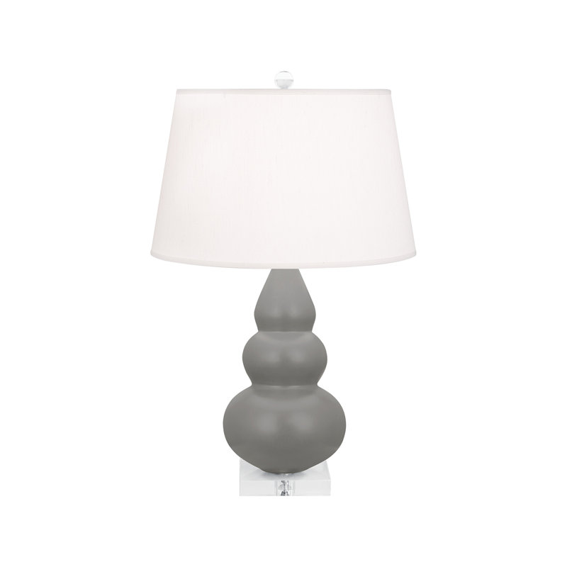 Petite lampe d'appoint triple gourde, Taupe fumé mat
