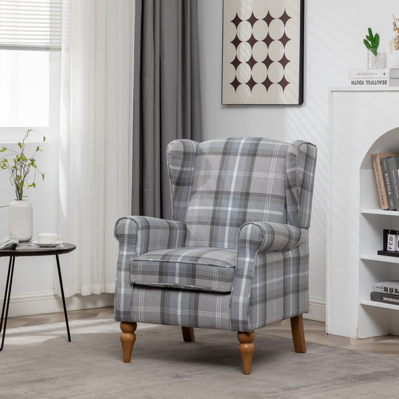 Ponshewaing Upholstered Armchair, Grey