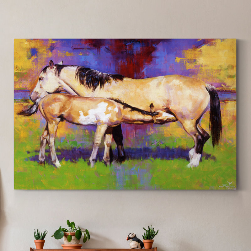 «Contenu», reproduction d'art sur toile, H 48 po x l 32 po x P 1 po, Toile tendue