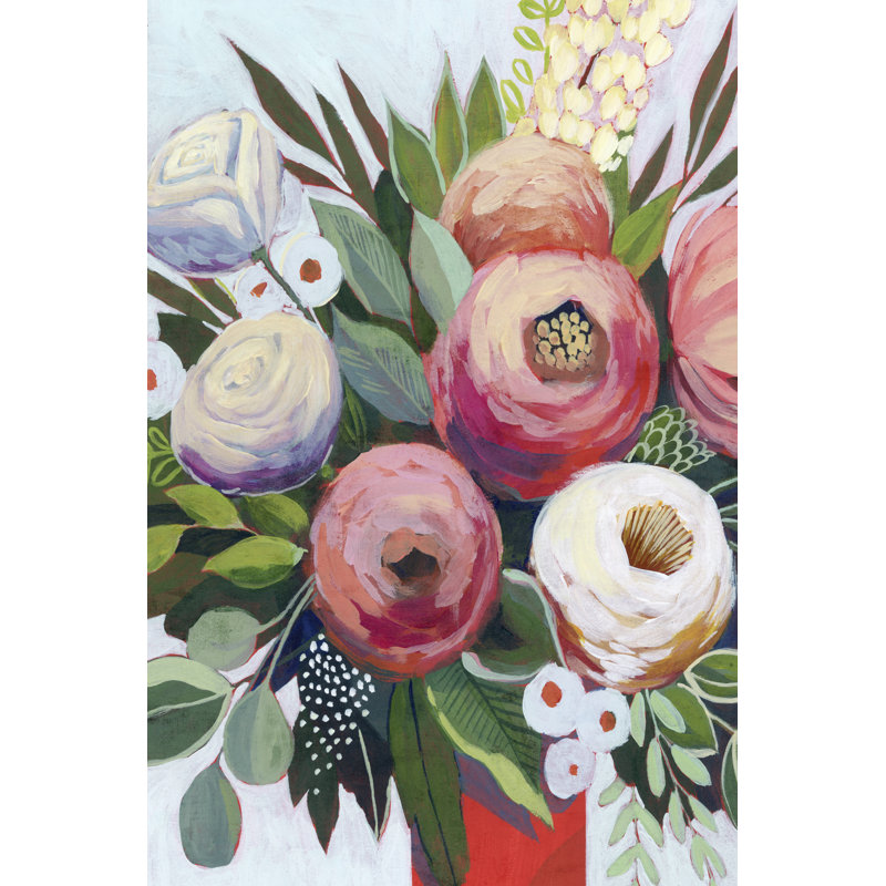 Lustrous Bouquet II by Grace Popp - Painting, 122 cm H x 81 cm W, Wrapped Canvas