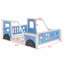 Lit plateforme classique avec roulettes en forme de voiture-405759976