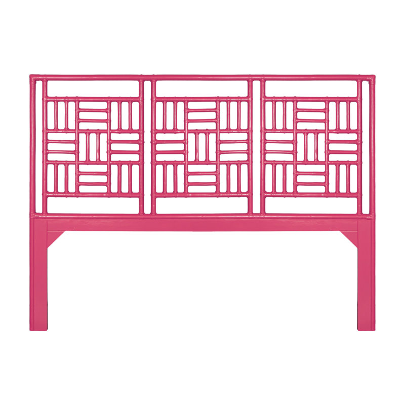 Finn Queen Bed, Pool Blue, King, Pink