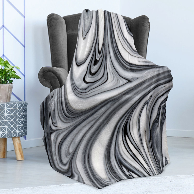 Hand Woven Throw Blanket, 50" W x 60" L