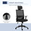 Chaise de travail ergonomique en filet Alterik-2056345494-2056345495