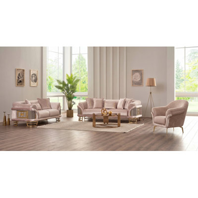 Cile 3 - Piece Living Room Set