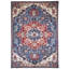 High-Quality Hand-Knotted Navy And Red Area Rug