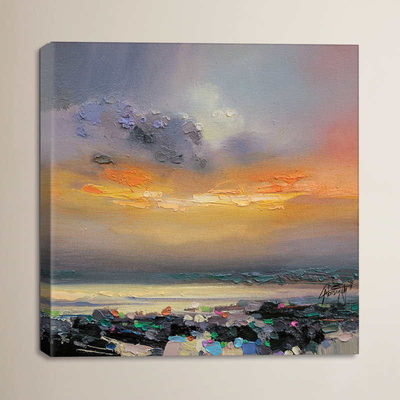 « harris sky study ii » par scott naismith, reproduction d’art sur toile tendue, H 37 po x l 37 po x P 1,5 po