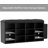10-Pair Shoe Rack with Side Umbrella Stand, Storage Bench with PU Leather, Storage Rack for Entryway, Living Room