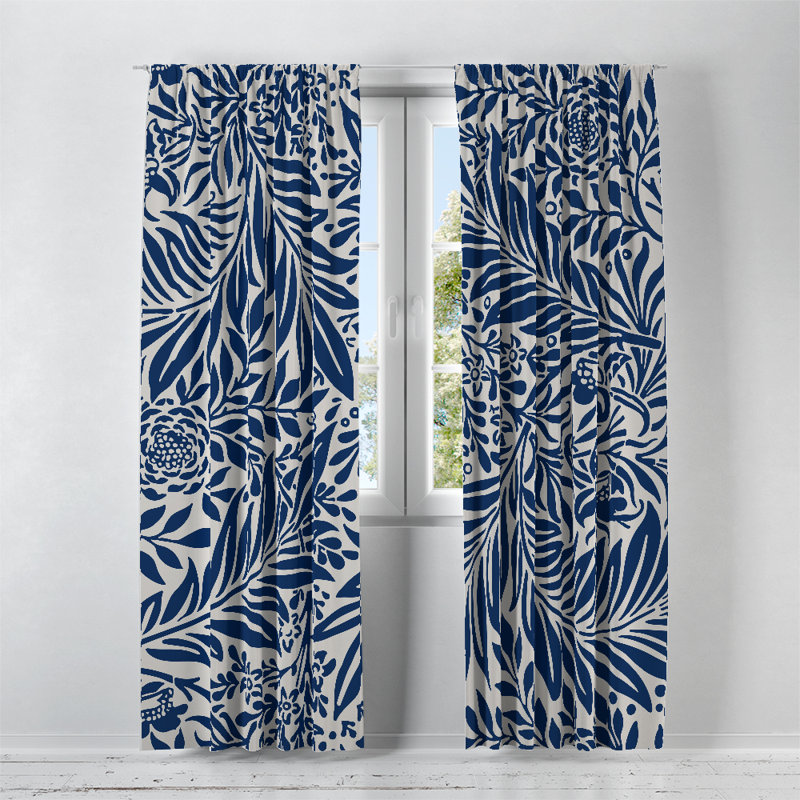 Semi Sheer Curtain Pair, 20" W x 61" L