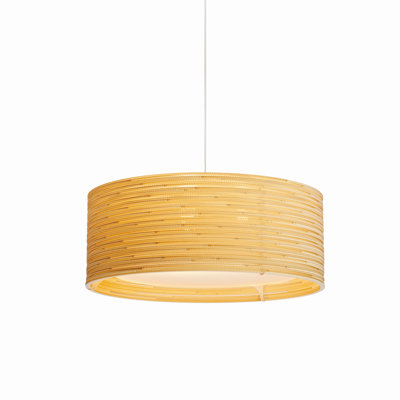 Scraplight Drum Recycled Cardboard Pendant Light