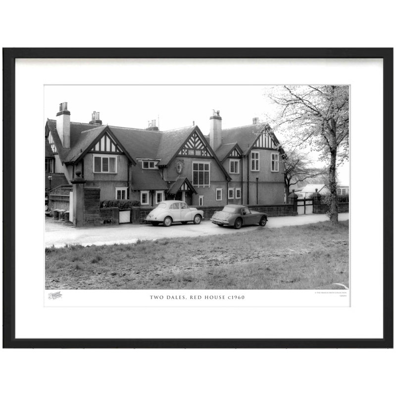 Two Dales, Red House C1960 - Single Picture Frame Print, 45cm H x 60cm W x 2.3cm D