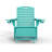 HDPE Adirondack Foldable Chair with Retractable Ottoman-26271876
