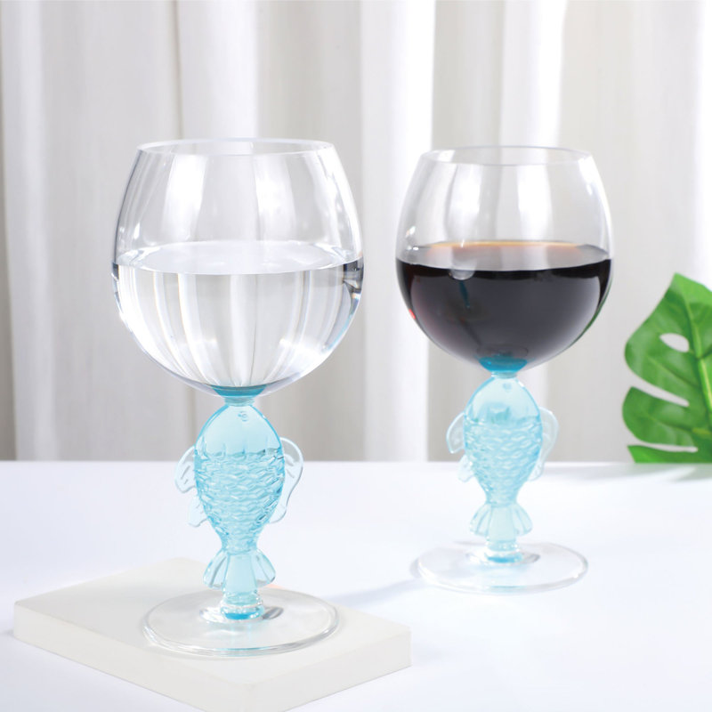 6-Piece Fish 18oz Wine Glass
