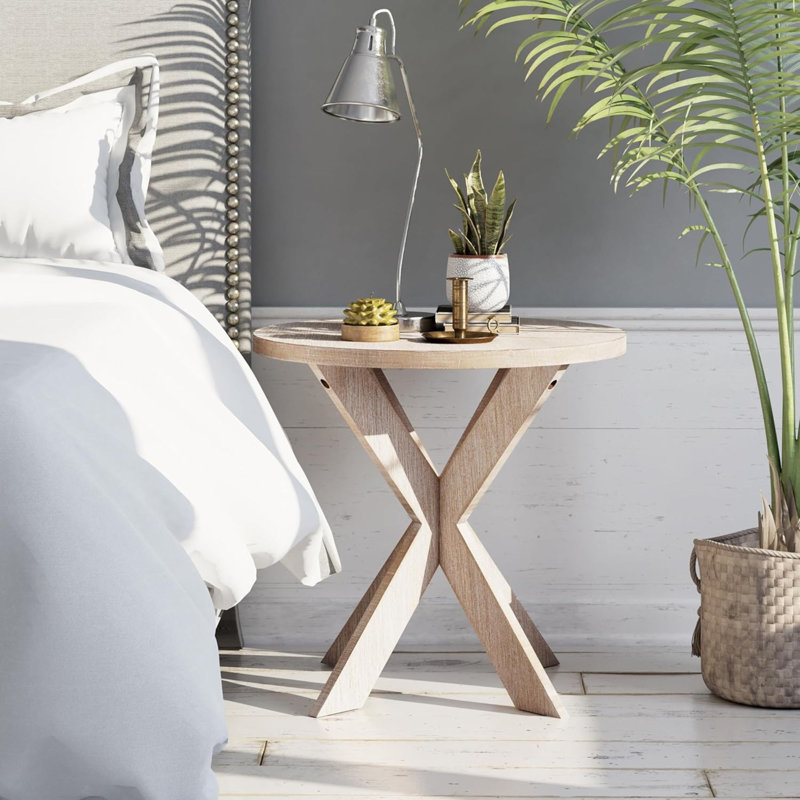 Table de bout ronde COZAYH Farmhouse