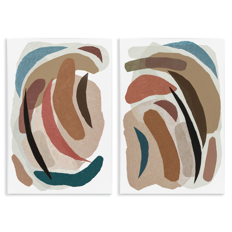 Ensemble de 2 plaques murales Earthy, H 19 po x l 26 po