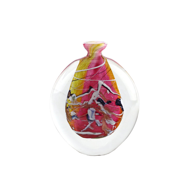 Soleil European Art Glass Vase Orchidee