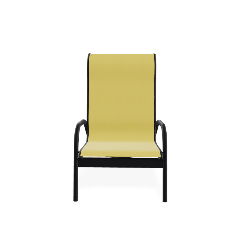 Gardenella Patio Chair, Yellow, Black