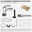 Robinet de salle de bains monotrou avec ensemble de drainage-62241198