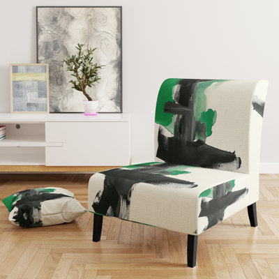 Fauteuil de chambre rembourré Geometric IV