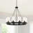 Knowle 10 - Light Dimmable Outdoor Ceiling Lighting Wagon Wheel Chandelier