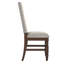 Chaise d'appoint en bois massif Donnellson-41839700