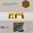31.5 X 17.7 Inch Gold Drop-In Kitchen Sink, Single Bowl With Pull-Out Faucet & Sprayer