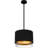 Moreauville 3 - Light Matte Black Drum Pendant
