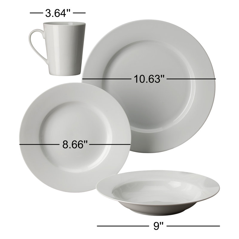 Service de table 16 pièces Claire Classic