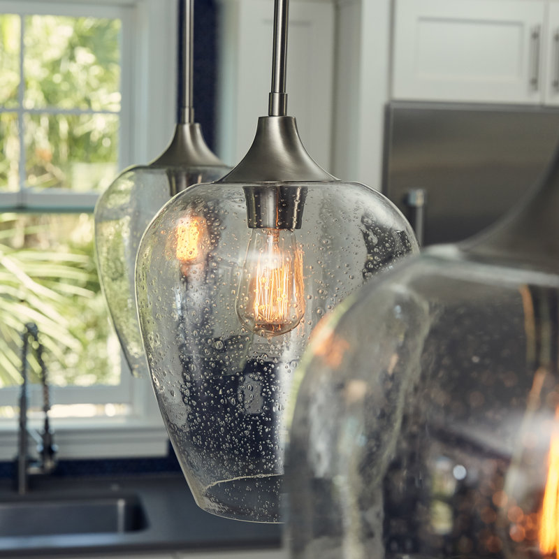 Shropshire 1 - Light Brushed Nickel Single Pendant