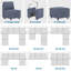 8 Pieces U-shaped Modular Sectional Sofa with Storage and 2 Ottomans for Living Room-888465455