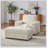 42.5-Inch Corduroy Single Recliner With Storage, Cup Holder, And Comfortable Backrest For Living Room-746400505